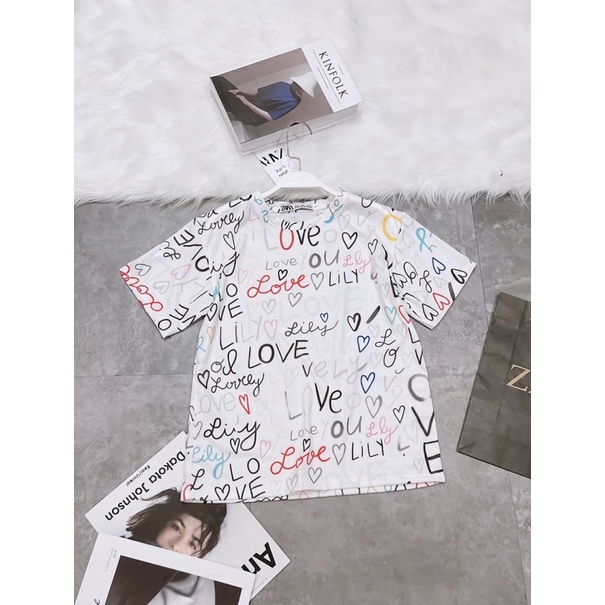 BÁN SỈ ÁO PHÔNG CHỮ LOVE CHO NỮ