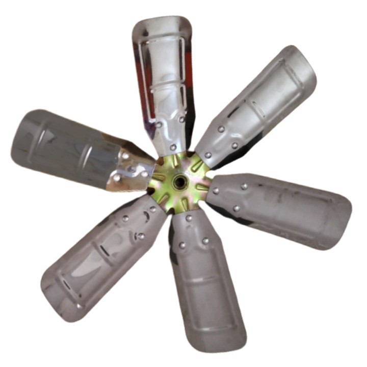 Cánh quạt inox 6 lá B5 công nghiệp cao cáp - thông gió, quạt lò , hút nhiệt bếp