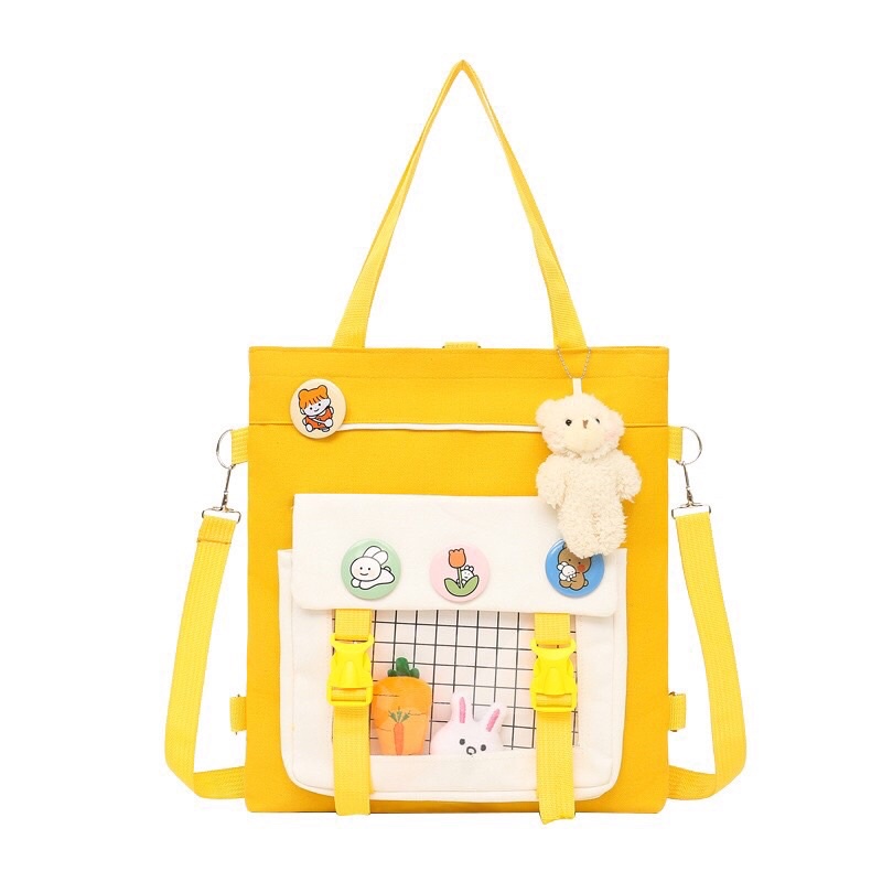Túi Tote Thời Trang Cho Các Bạn trẻ - tote Gài Nắp Trong