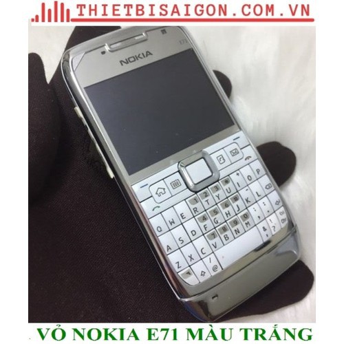 VỎ PHÍM NOKIA E71 MÀU TRẮNG