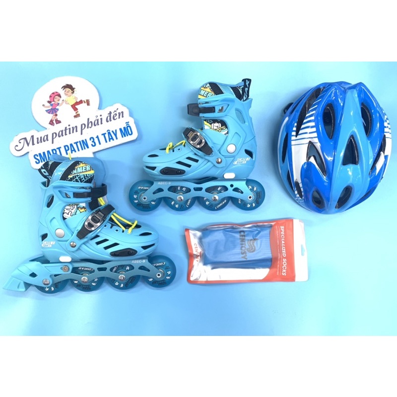 Giày patin cao cấp Cougar 313 full bánh sáng