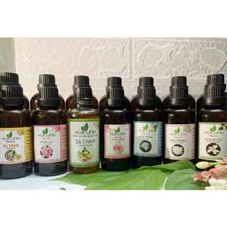 50ML - Tinh dầu Quế - BẠC HÀ - SẢ CHANH :  nguyên chất thiên nhiên 100%
