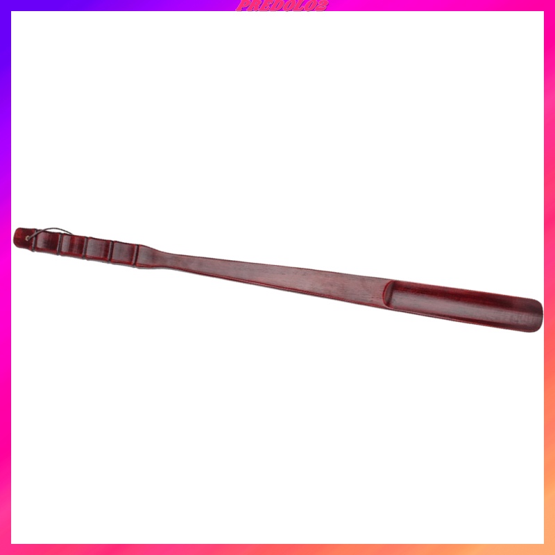 [Predolo2] Dụng Cụ Sửa Giày Cán Dài Bằng Gỗ Tự Nhiên Dài 55cm Màu Nâu
