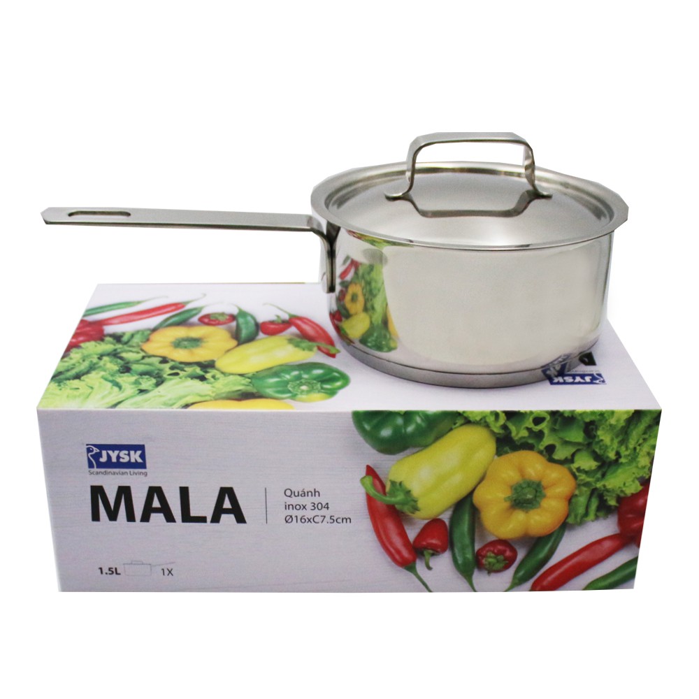 Quánh | JYSK MaLa 1.5L | inox 304 | DK16xC7.5cm