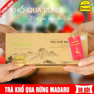 Trà Khổ Qua Rừng Mudaru 50 túi lọc- Mướp Đắng Giải độc- Mát Gan- Trị Tiểu Đường