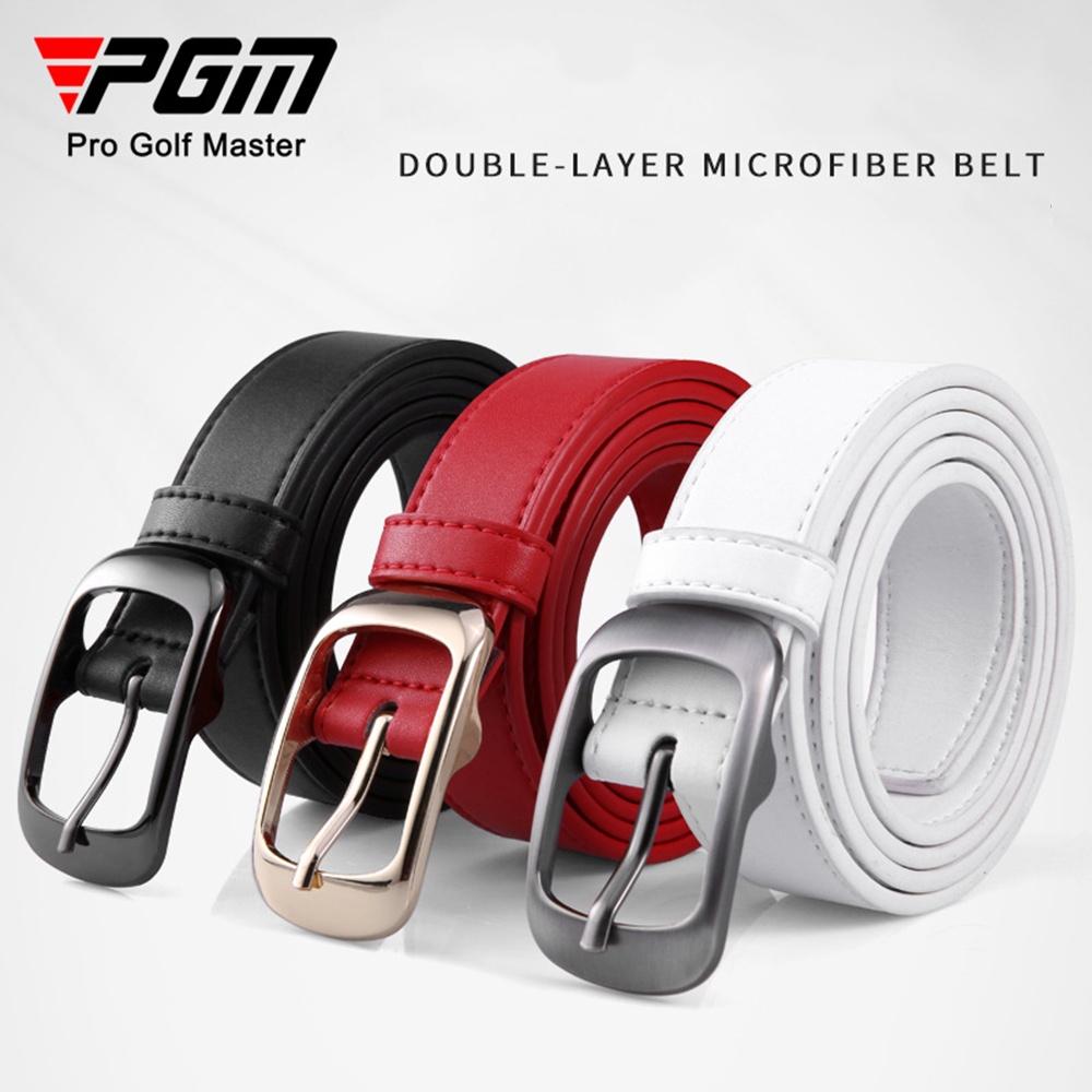 Thắt Lưng Thể Thao PGM Bằng Sợi Microfiber Khóa Vuông Đa Năng Phong Cách Hàn Quốc Cho Nữ