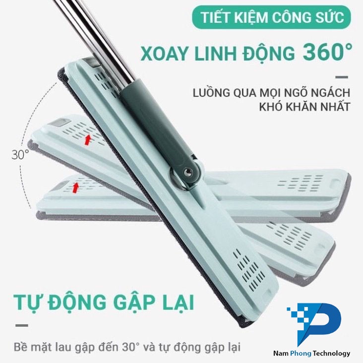 CÂY LAU NHÀ THÔNG MINH TỰ VẮT THẾ HỆ MỚI - THIẾT BỊ LÀM SẠCH NHÀ ƯU VIỆT