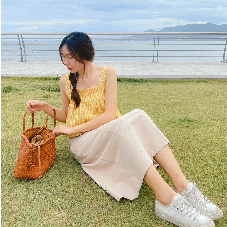 Chân váy Linen form dài | BigBuy360 - bigbuy360.vn