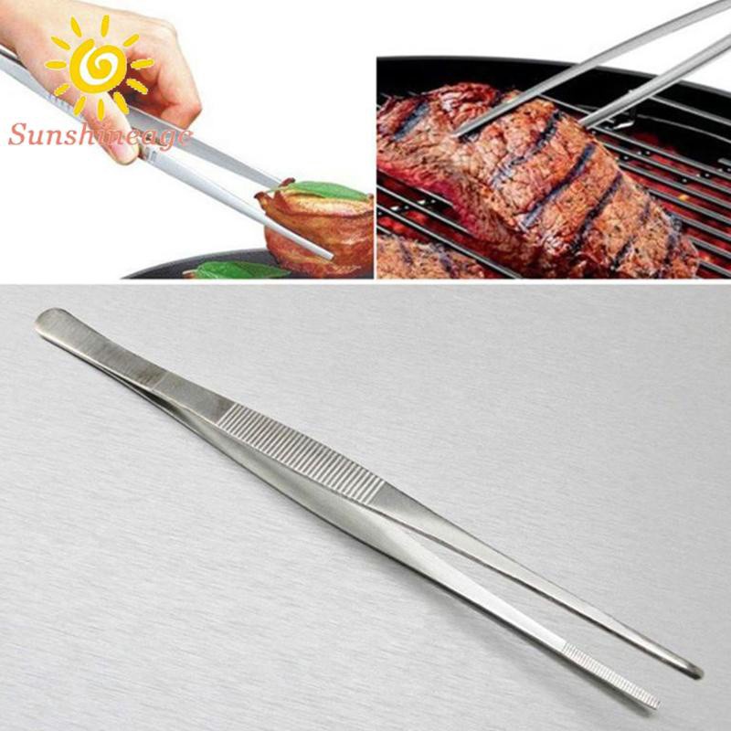 Quality BBQ Barbecue Stainless Steel Buffet Anticorrosion Rust Tool Gadge Tongs