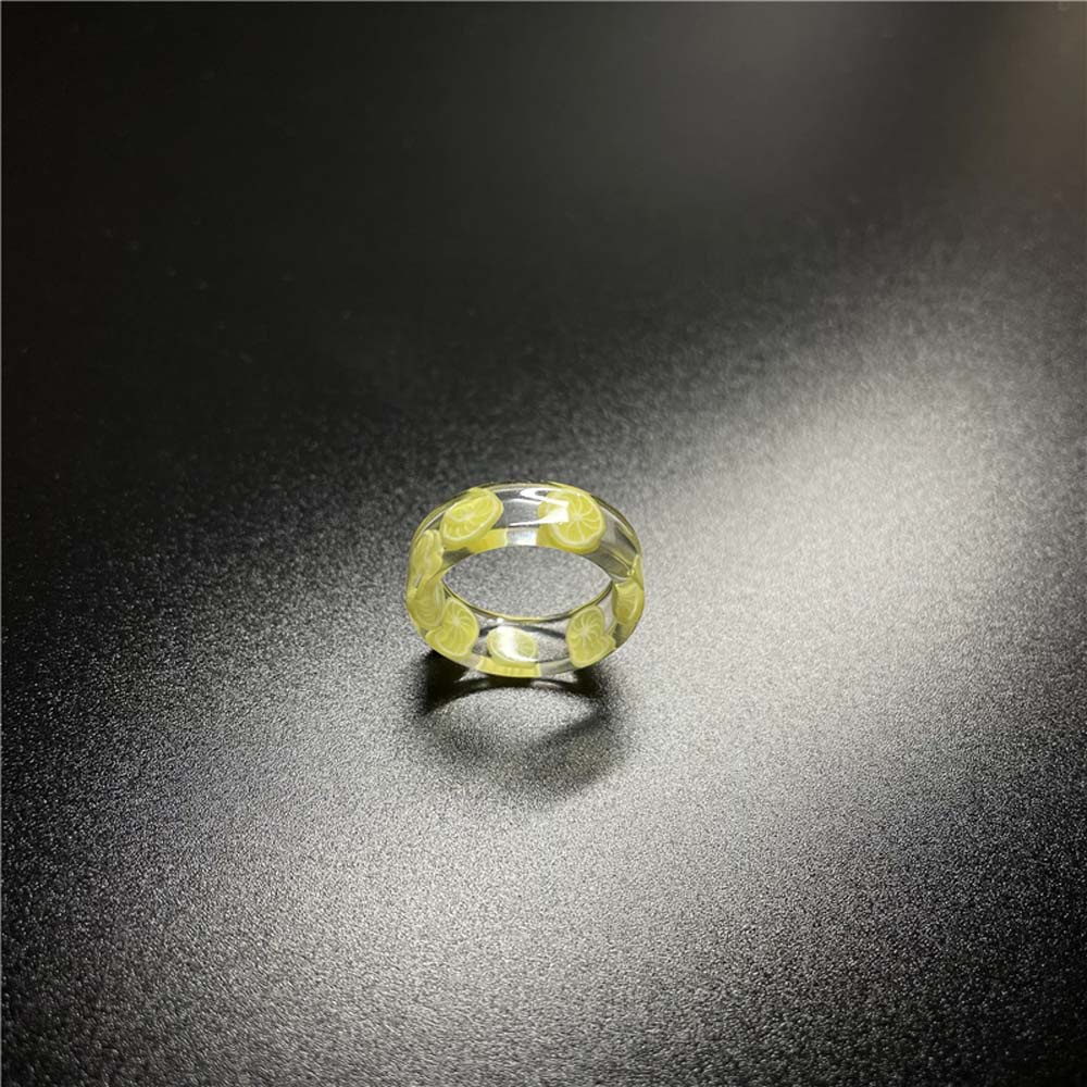 Nhẫn đeo ngón tay họa tiết trái cây dễ thương bắt mắt