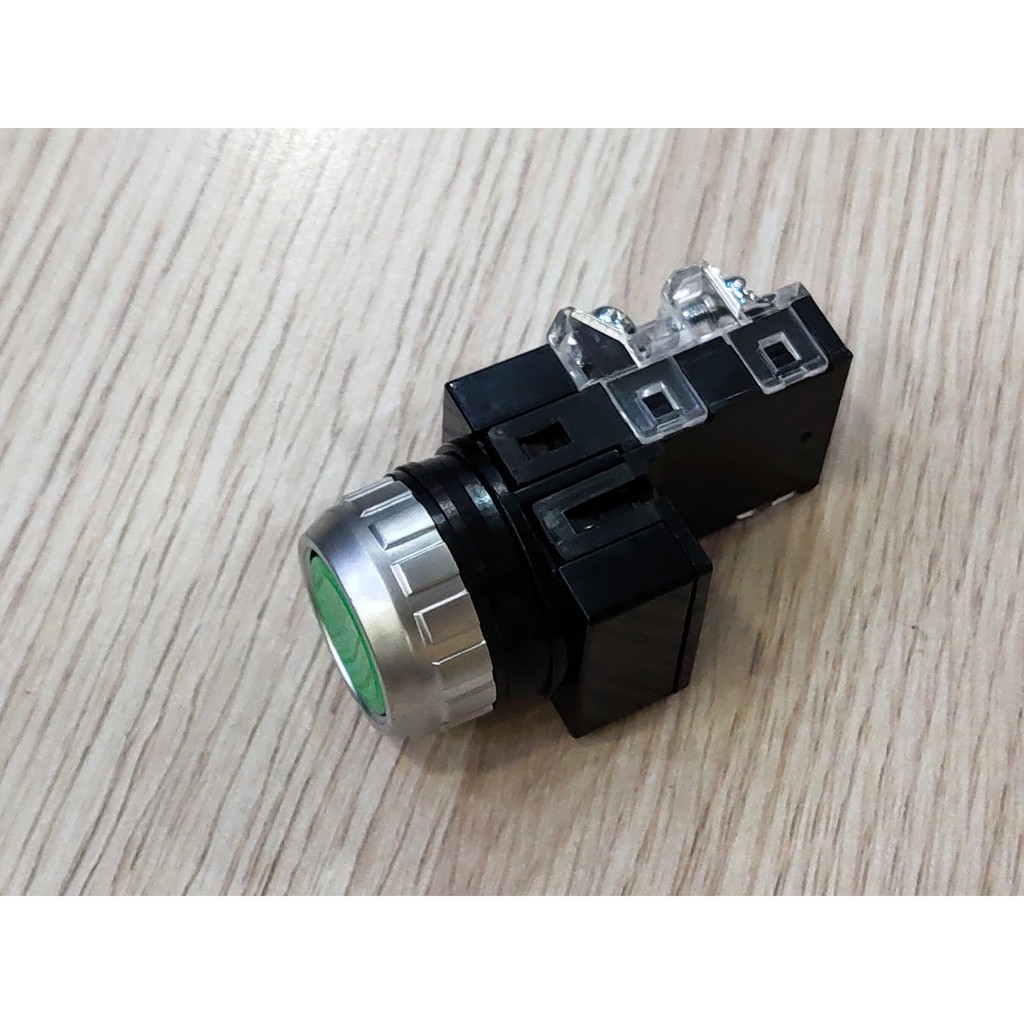 Nút nhấn không đèn phi 25 đỏ vàng xanh CRF-F25M1 Hanyoung