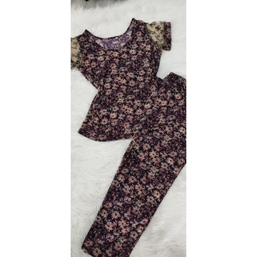 Bộ tay ngắn quần dài thun lạnh hàn ,aty loại 1