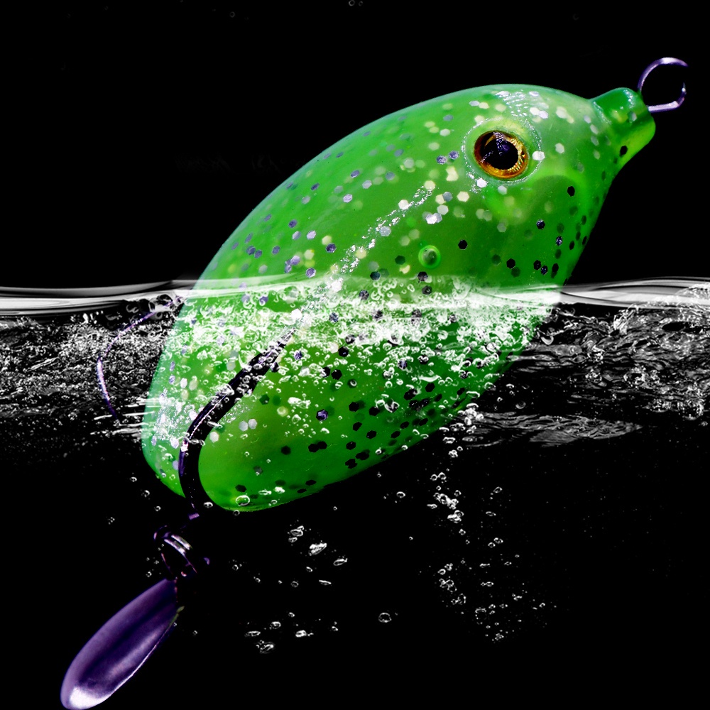 Mồi Câu Cá Giả Hình Ếch Mềm 6cm / 13g