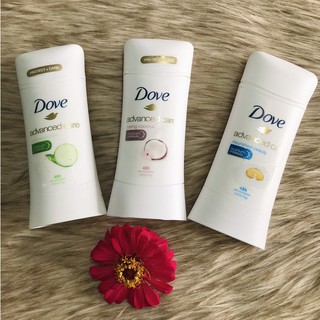Lăn khử mùi dove advanced care hương thơm mát , khử mùi nhanh 74g