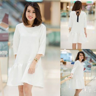 Đầm suông tay lỡ đuôi cá