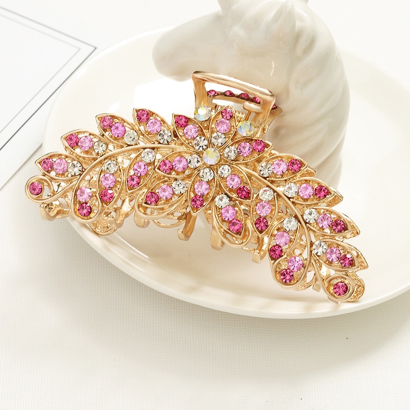 Kẹp Tóc Hình Hoa Đính Đá Phong Cách Thời Trang Hàn Quốc