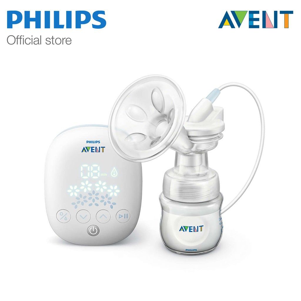 Máy hút sữa bằng điện mẫu mới nhất hoa tuyết Philips Avent SCF 301.01 - 303.01