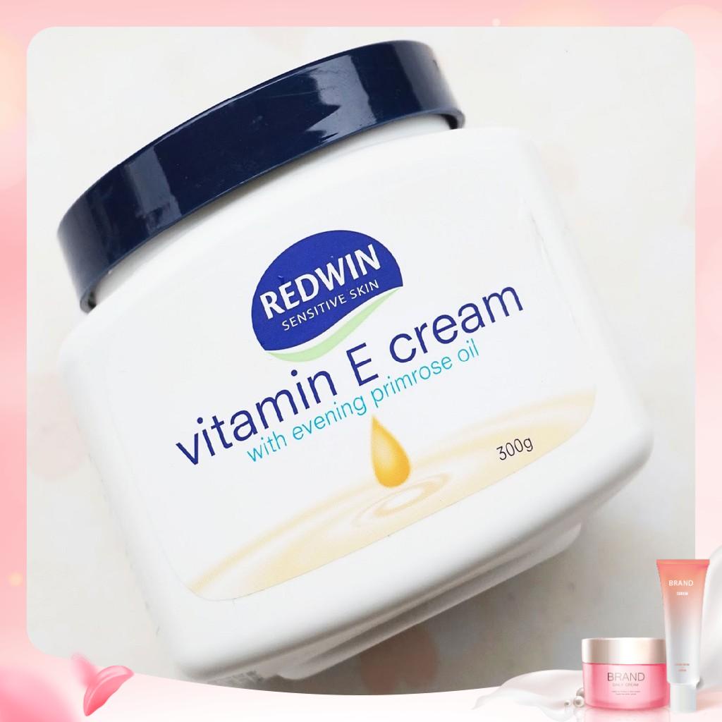 Kem Dưỡng Ẩm Vitamin E Redwin Úc Tinh Dầu Hoa Anh Thảo Giúp Da Mềm Mịn, Sáng Bóng, Căng Mịn Cho Mọi Lứa Tuổi