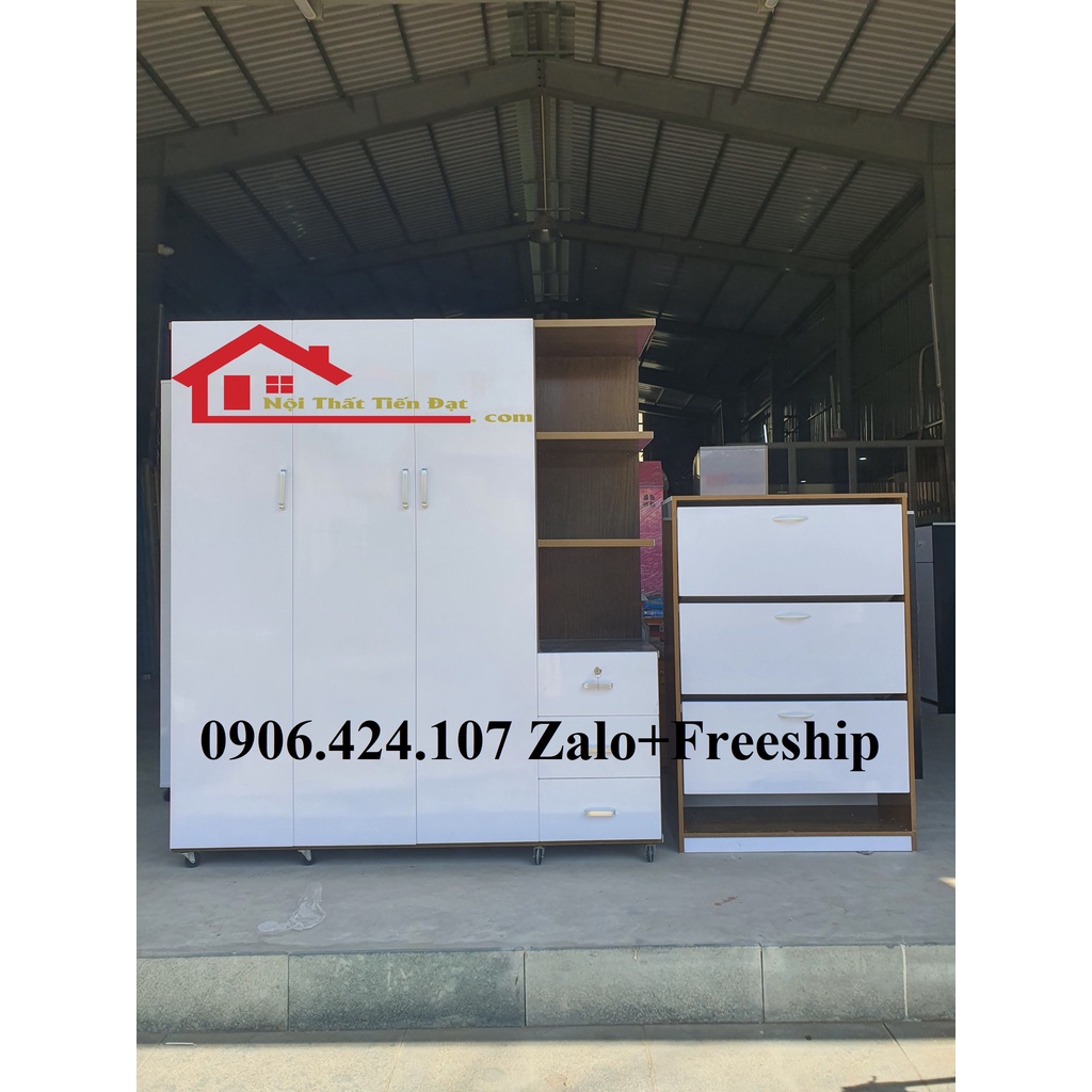 Tủ Nhựa Quần Áo 3 Cánh 1 Kệ 1M8X1M6X47, Tủ Dép Mini 1M2X80 Mới 100% Tại Xưởng Sản Xuất