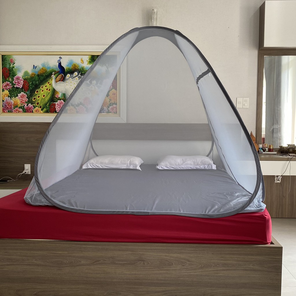 Mùng Ngủ Tự Bung Size 2m * 2m Hàng Xuất Khẩu - Dành cho 2 - 4 Người