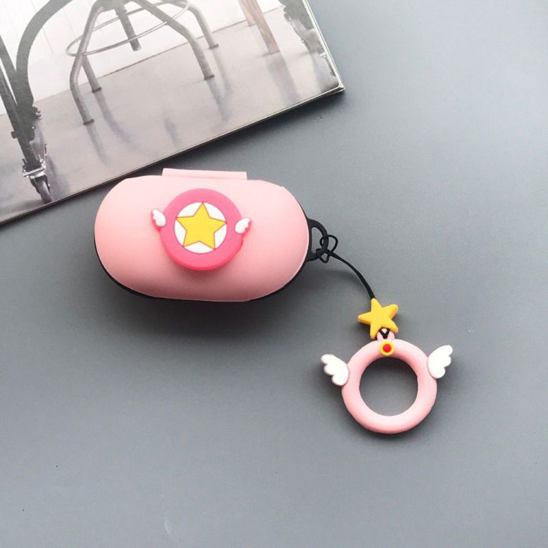 Colorfulpattern silicone protective cover full cover three stars Galaxy buds