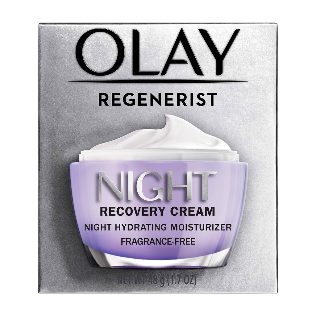 Kem Dưỡng Chống Lão Hóa Ban Đêm Olay Regenerist Night Recovery Cream Anti Aging Moisturize Fragrance Free 48g