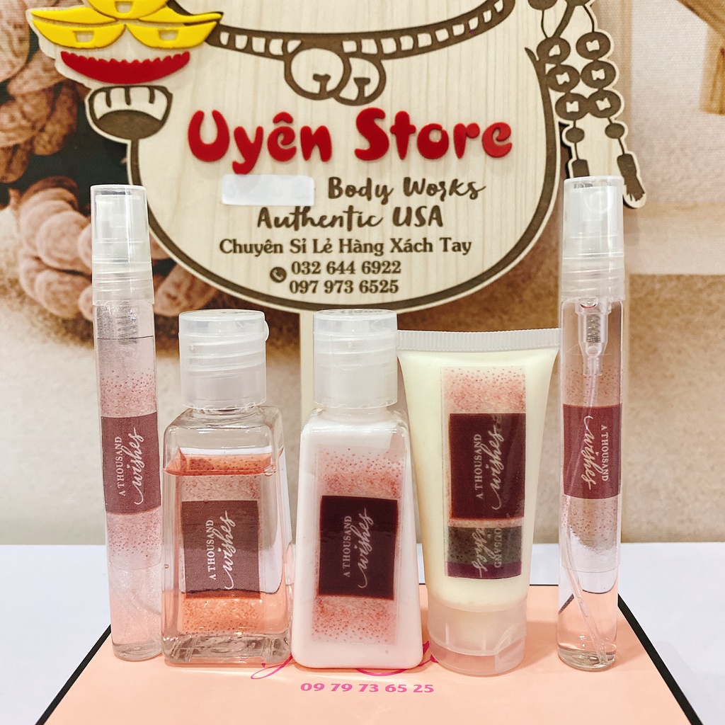 A THOUSAND WISHES - Xịt Thơm Body Mist Dưỡng Thể Bath & Body Works Usa