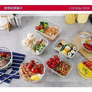 Hộp đựng cơm 2 ngăn lock 860ml