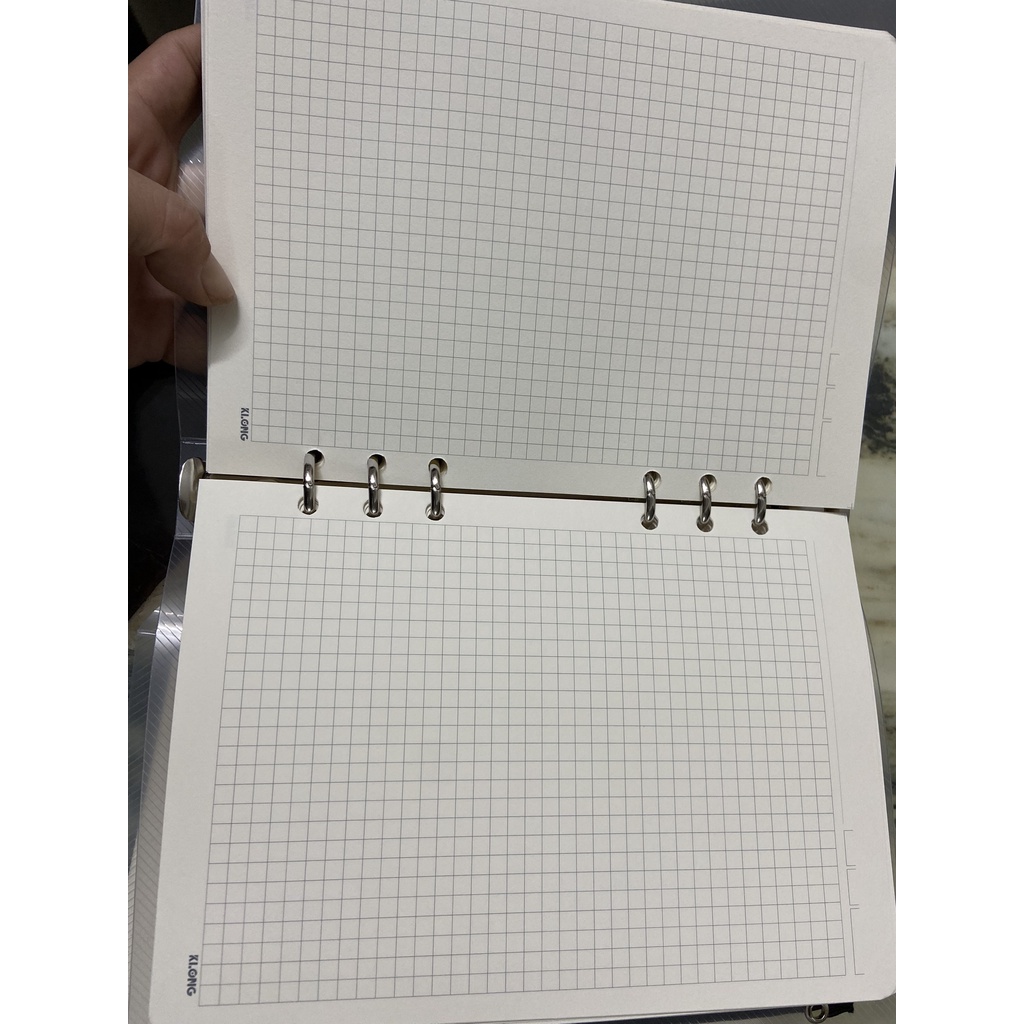 Sổ Binder File Dot Grid nhựa kẹp còng A5 - 100 tờ; MS: 995