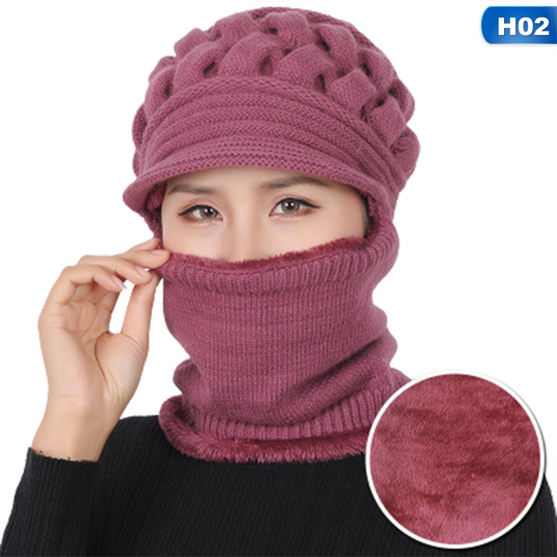 Nón len giữ ấm mùa đông dành cho phụ nữ trung niên thanh lịch