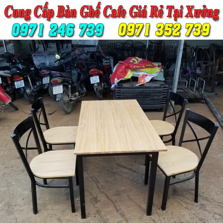 Bàn ghế sắt cafe nhà hàng quán ăn giá rẻ