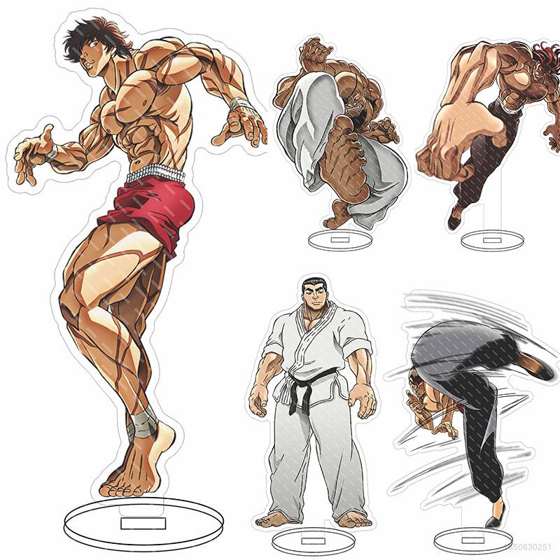 Mô Hình Nhân Vật Hanma Baki Yujiro Hoạt Hình Anime Bằng Acrylic Hai Mặt Phù Hợp Làm Quà Trang Trí Nội Thất