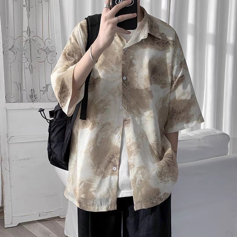 Áo sơm mi LOANG Unisex chất cotton thoáng mát SM1