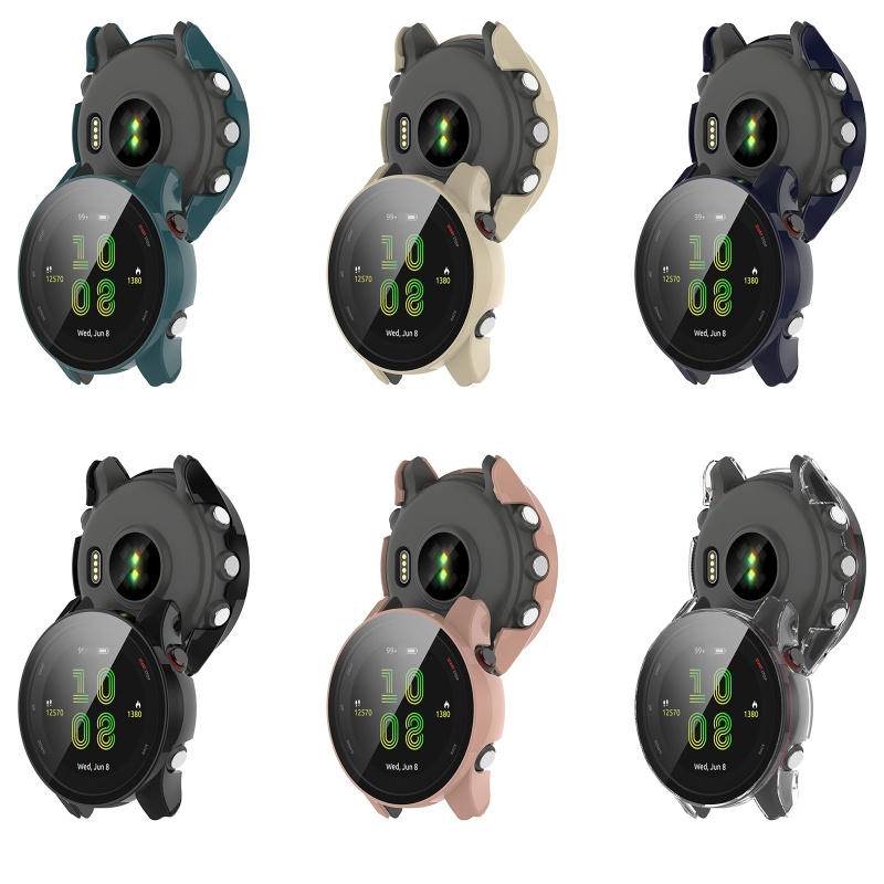 Vỏ Bảo Vệ Bằng PC Chống Trầy Linh Hoạt Cho Đồng Hồ Garmin Forerunner 255