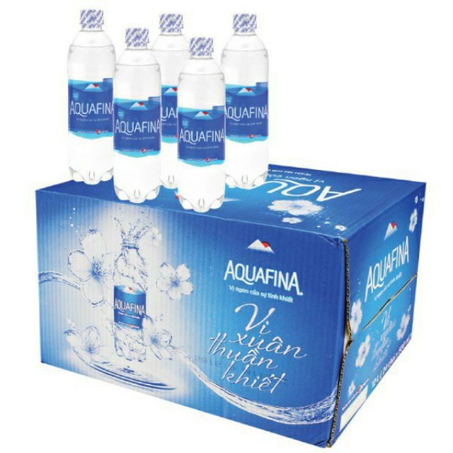 [Mã 159FMCGSALE giảm 8% đơn 500K] Thùng Nước suối Aquafina 28 chai 500 ml