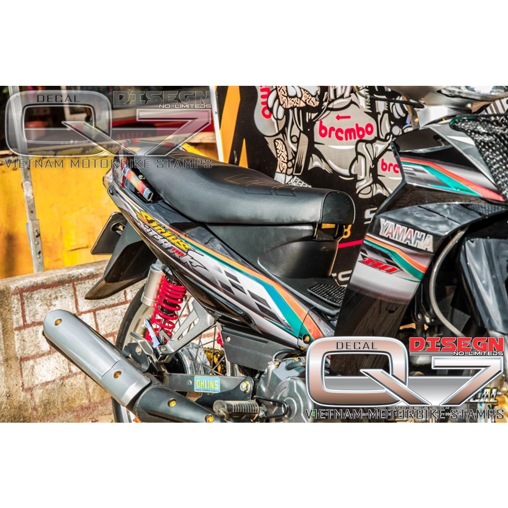 Tem Rời Sirius 110 Xe đen