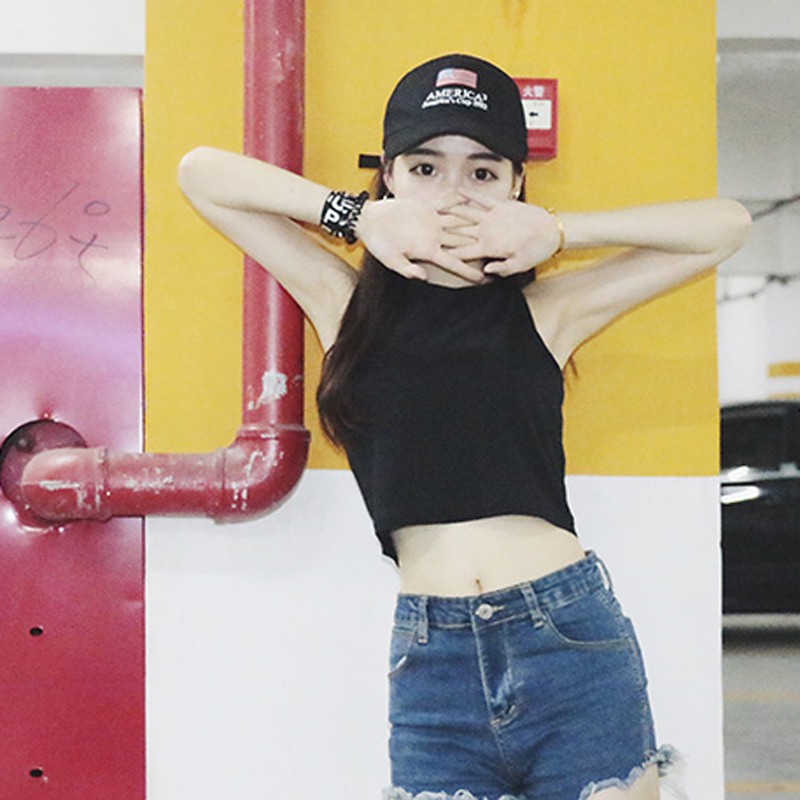 IELGY   Sexy Nude Skinny Tank Top