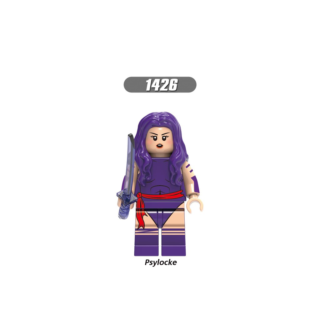 Minifigures các nhân vật trong Dark Phoenix X-men - Đồ chơi Lắp ghép Xếp hình Mô hình Mini XINH X0277