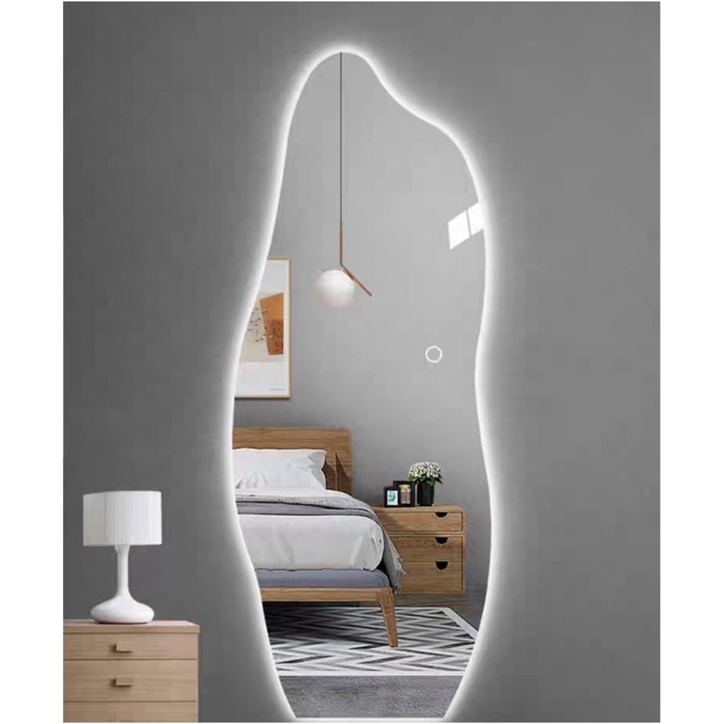 Gương LED Toàn Thân Hình Hạt Đậu kích thước 50x150