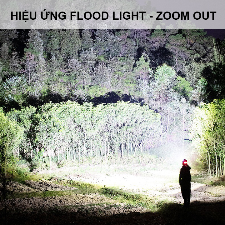 Đèn pin đội đầu siêu sáng K808 - P90 chống nước cao cấp kèm 3 pin sạc - MUÔN PHƯƠNG SHOP