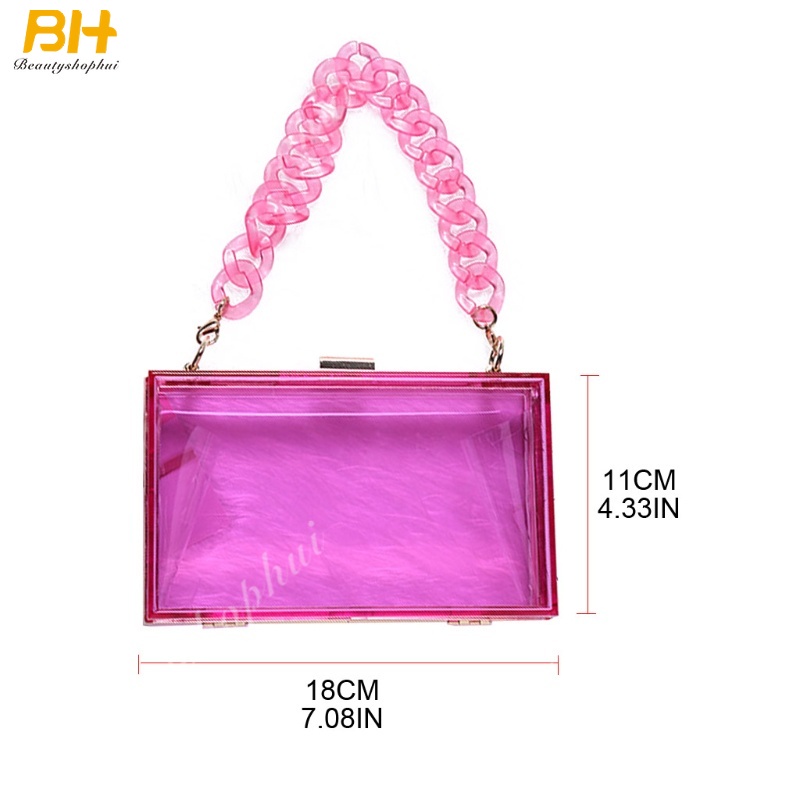 Túi đeo chéo trong suốt thời trang dành cho nữ