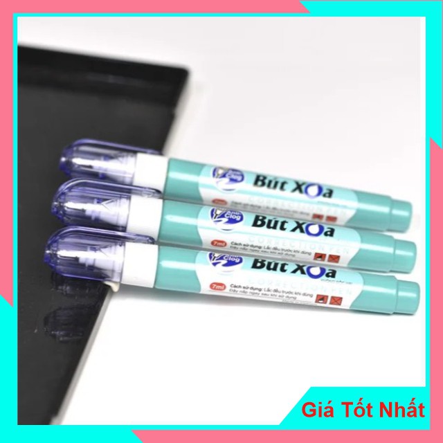 Bút Xóa Nước Thiên Long CP05 Dung Tích Mực 7ml - Đầu Bút Bằng Kim Loại Có Lò Xo Đàn Hồi Tốt