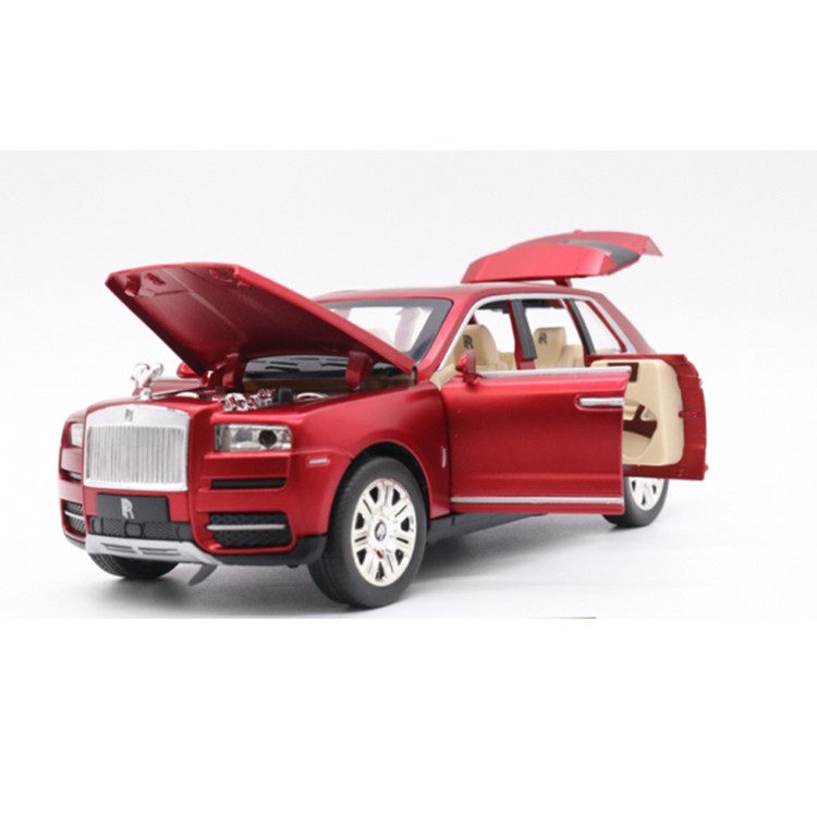 Xe mô hình Rolls Royce Cullinan tỉ lệ 1:24 hợp kim cao cấp, tinh xảo như xe thật