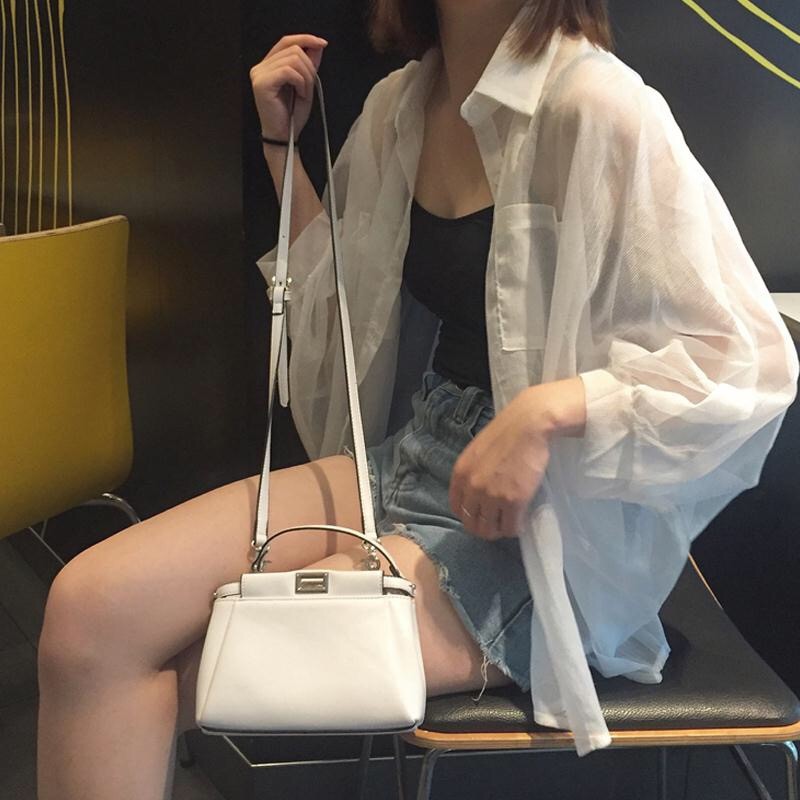 Áo khoác voan cardigan tay dài chống nắng cho nữ