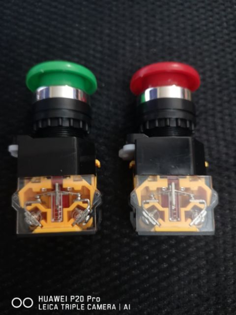 Nút nhấn nhả dạng nấm phi 22