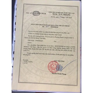 BIOCYSTINE Hỗ Trợ Giảm Mụn Đẹp Da Tóc