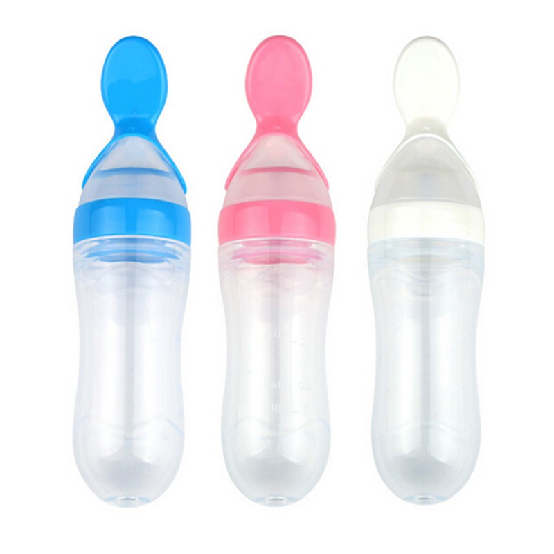 Bình thìa ăn dặm Silicon Thái Lan