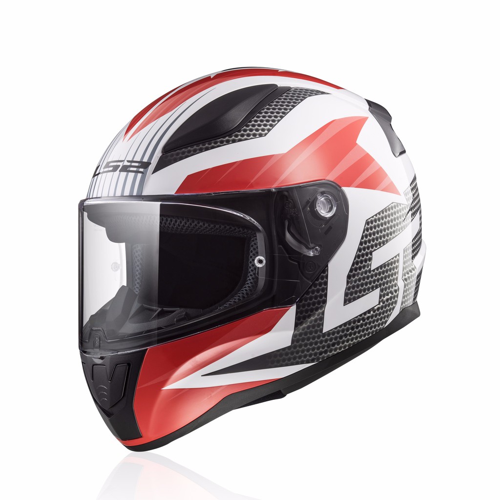 Mũ Fullface 353 Đen Trắng Cam lS2 CARBON