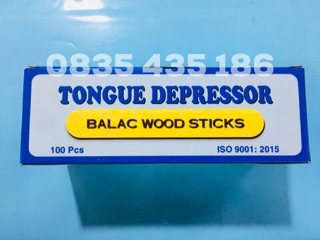 Que Đè Lưỡi Gỗ (Hộp 100 cái)