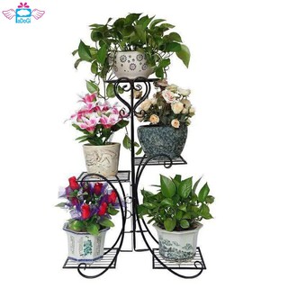 Kệ Sắt Để Chậu Hoa 5 Tầng 5 Chậu